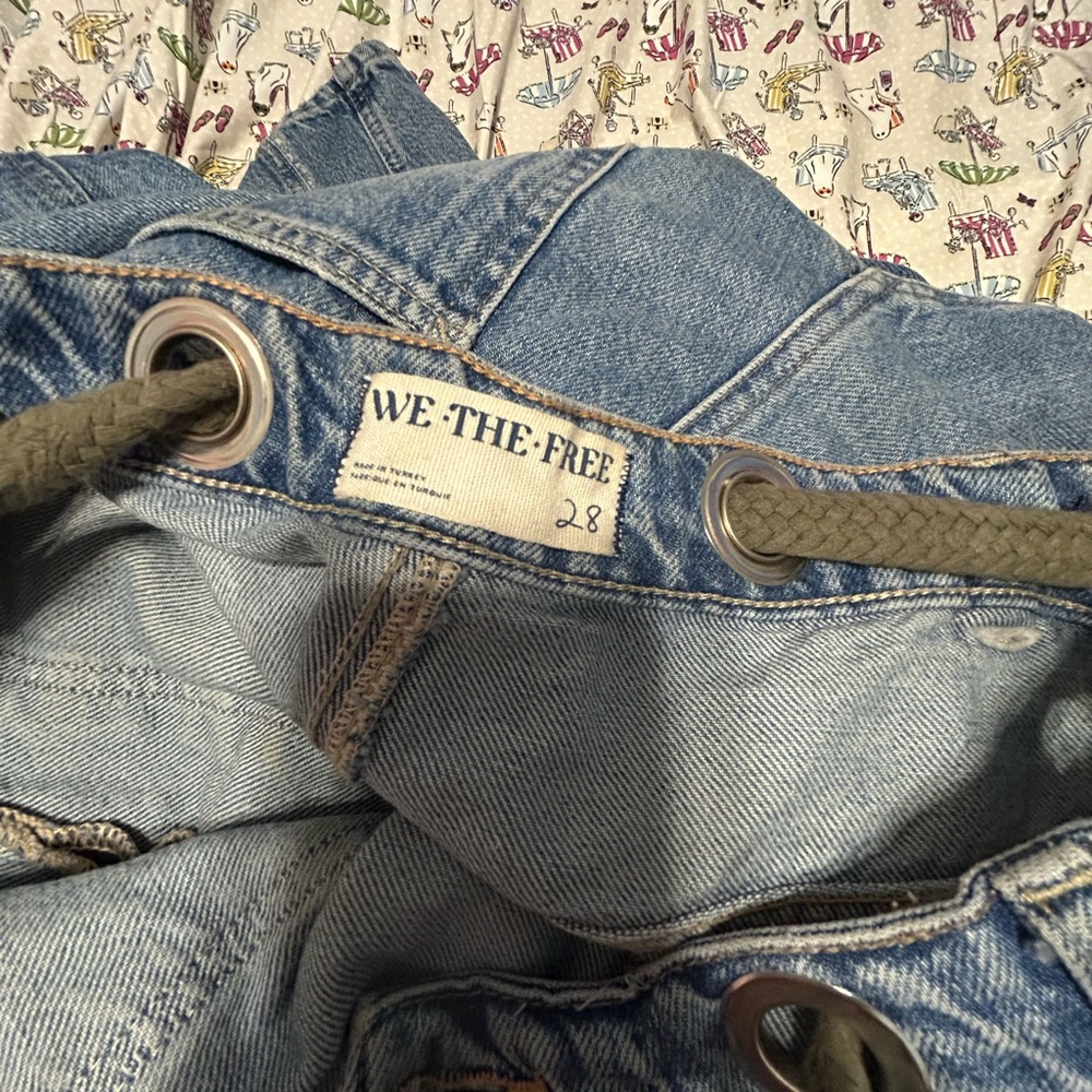 We The free tie waist jeans